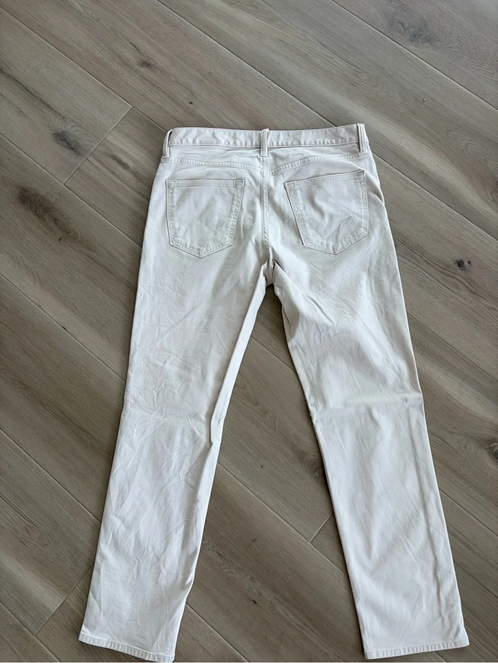 Banana Republic Men's Slim Jeans in Off-White Size 33x30
